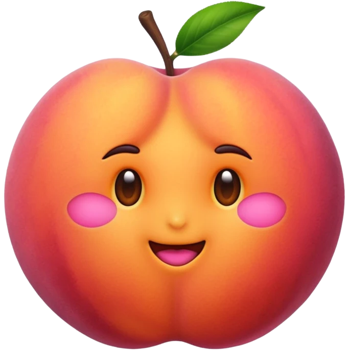 peach and emoji