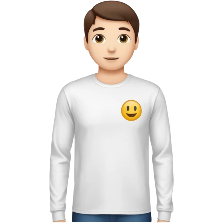 long sleeve t-shirt emoji