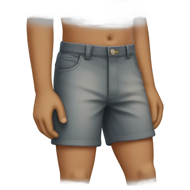 Guy changing shorts emoji