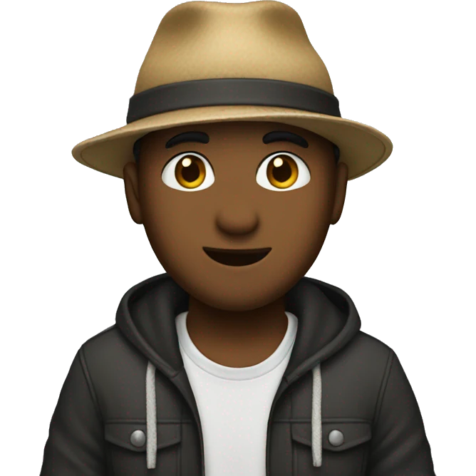 Me wearing a hat  emoji