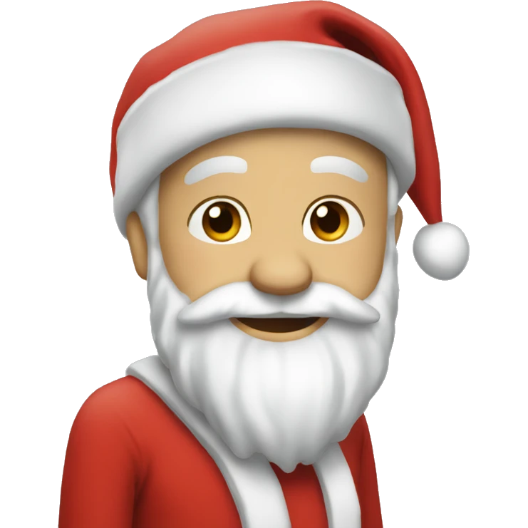 Santa make ok  emoji