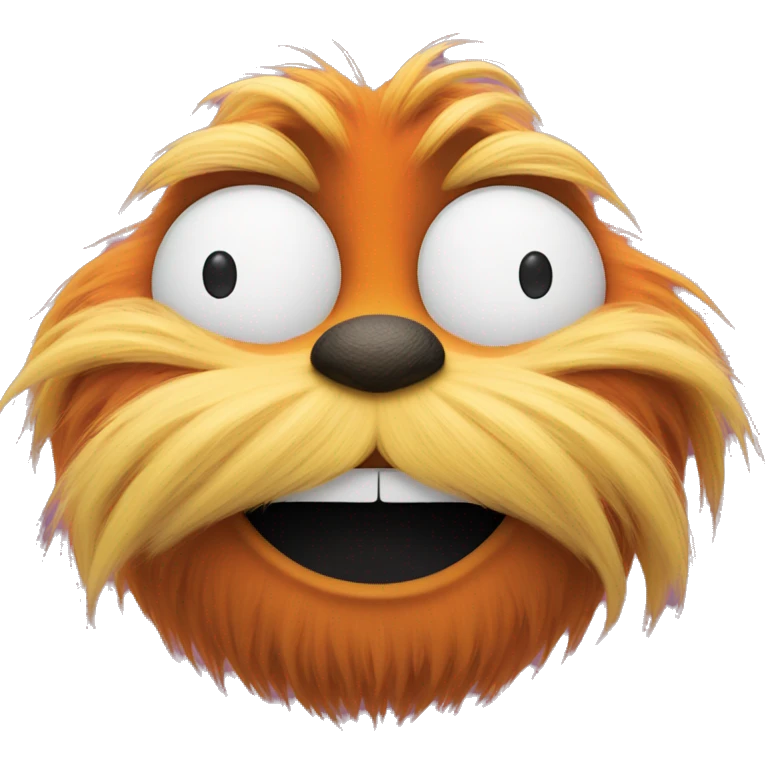 Lorax smiling emoji