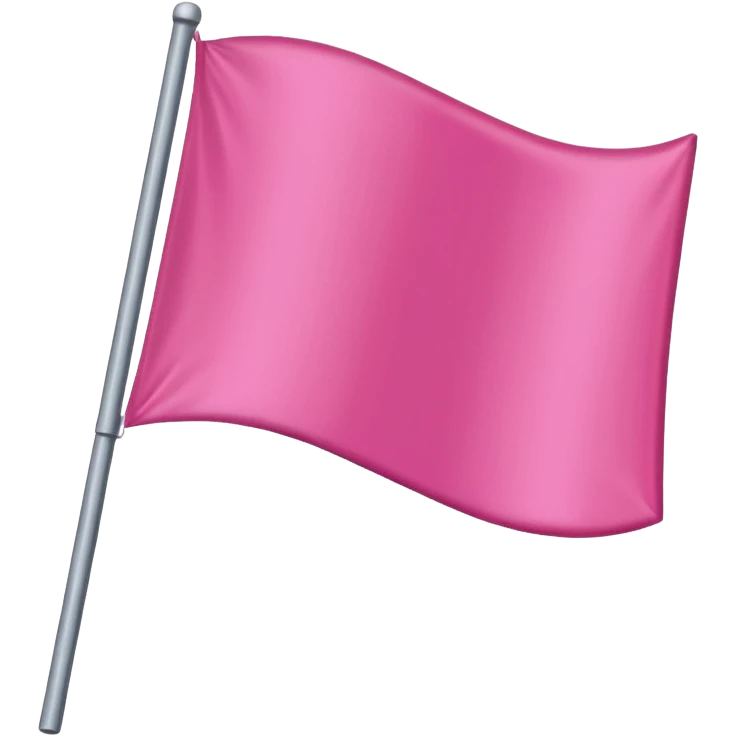 Pink flag  emoji