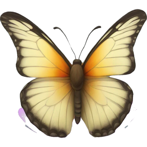 A butterfly sitting on a flower. emoji