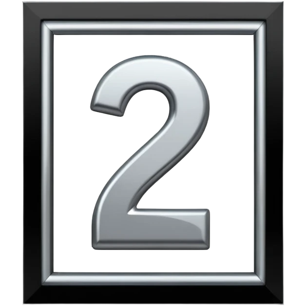 like number 2 but reversed emoji