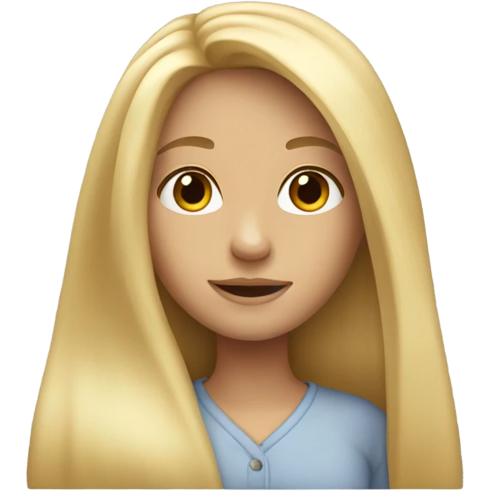Blonde girl  emoji