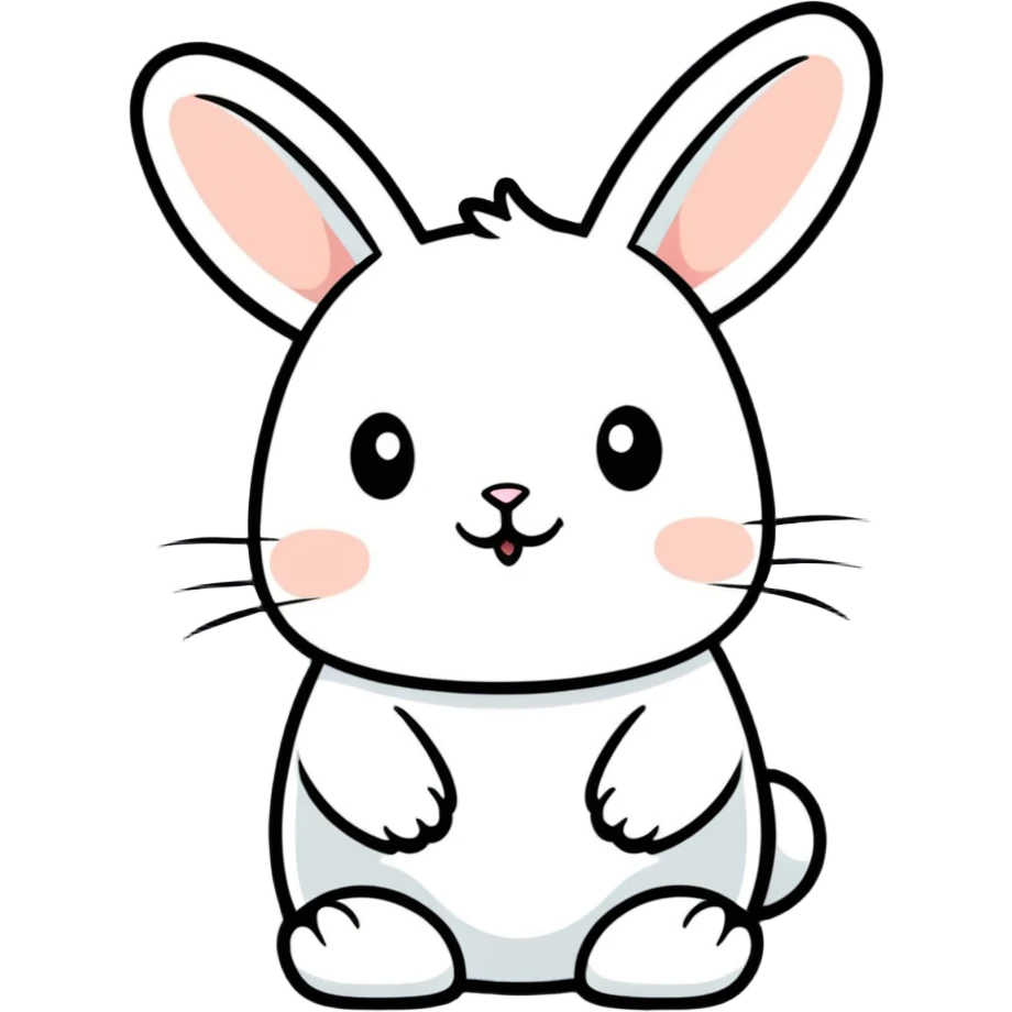 cute bunny emoji