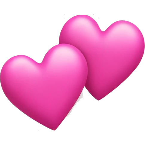 pink hearts x2  emoji