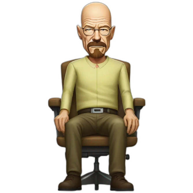walter white as a chair emoji