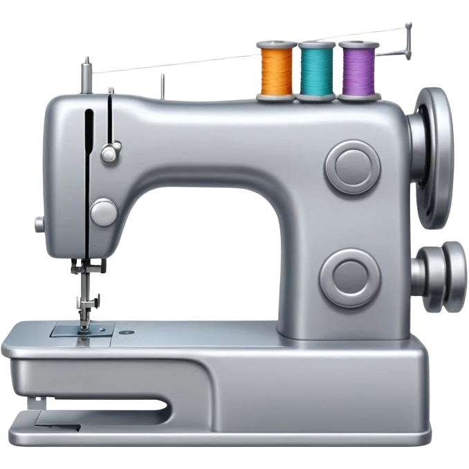 sewing machine needle with thread emoji