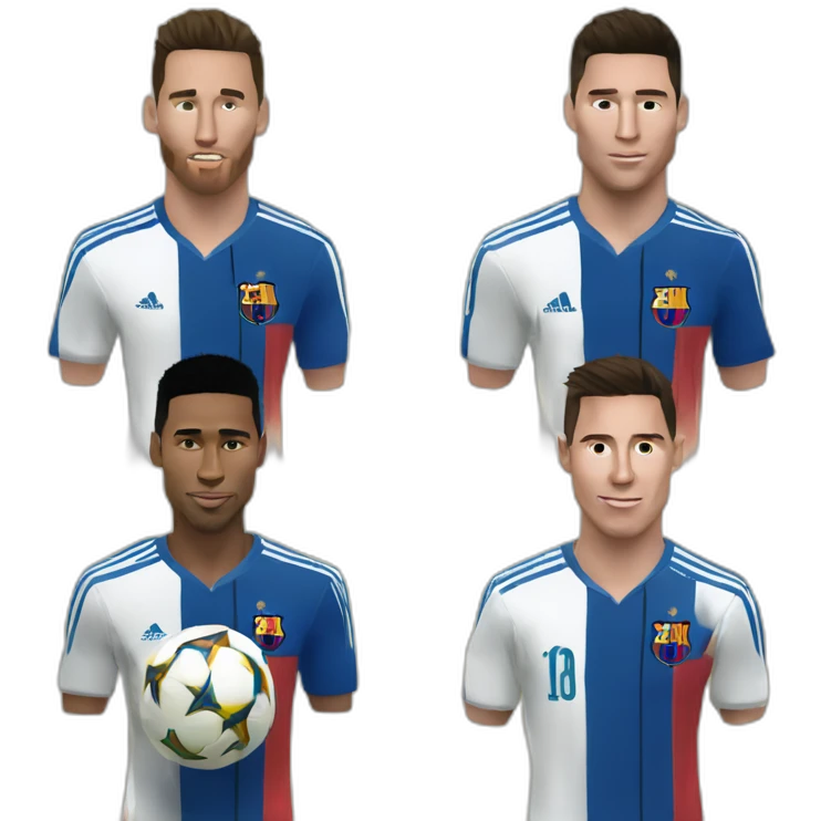Messi y ronaldo emoji