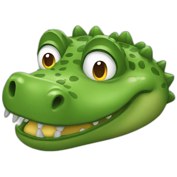 happy animal croc emoji