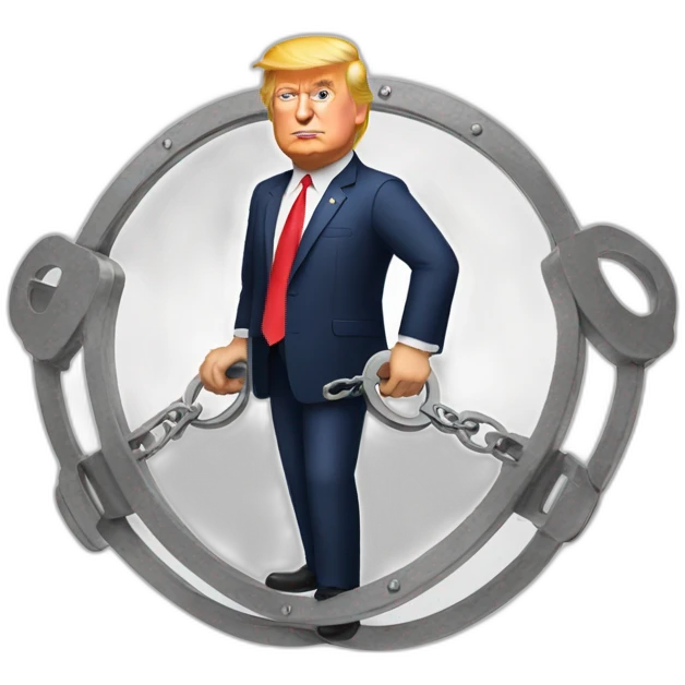 trump-in-handcuffs emoji