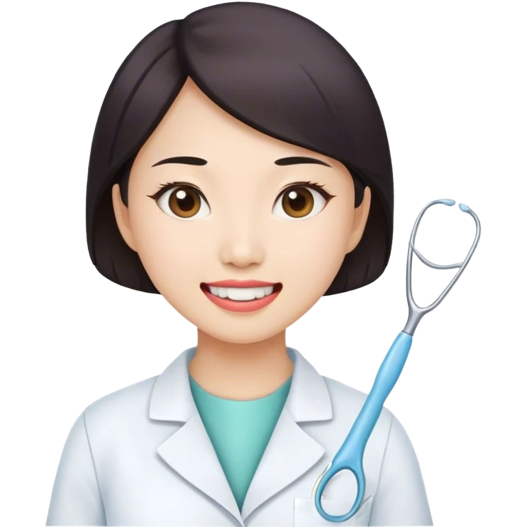asian female dentist emoji