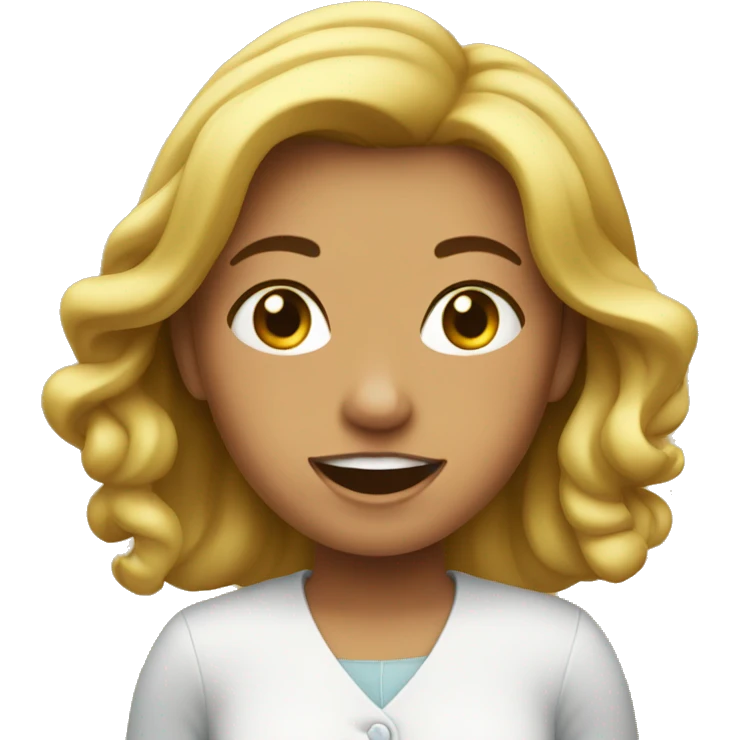 Fille qui saute emoji