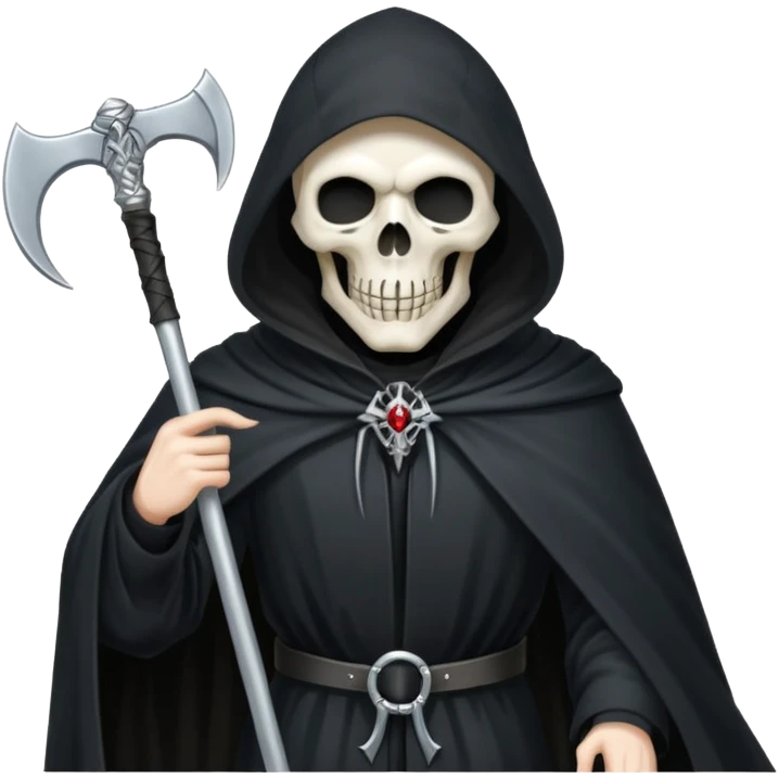 grimm reaper with scythe emoji