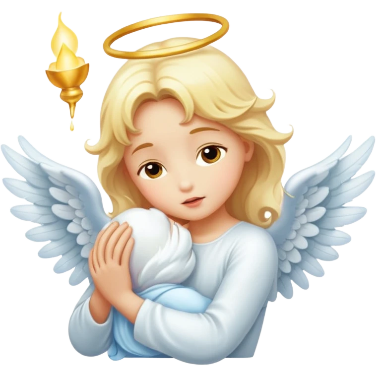 Angel kisses emoji