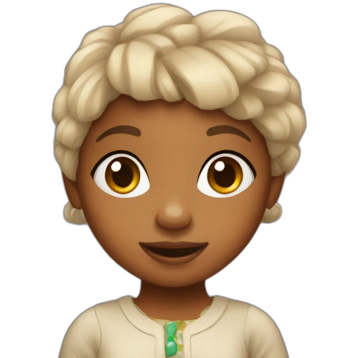 Madagascar girl emoji