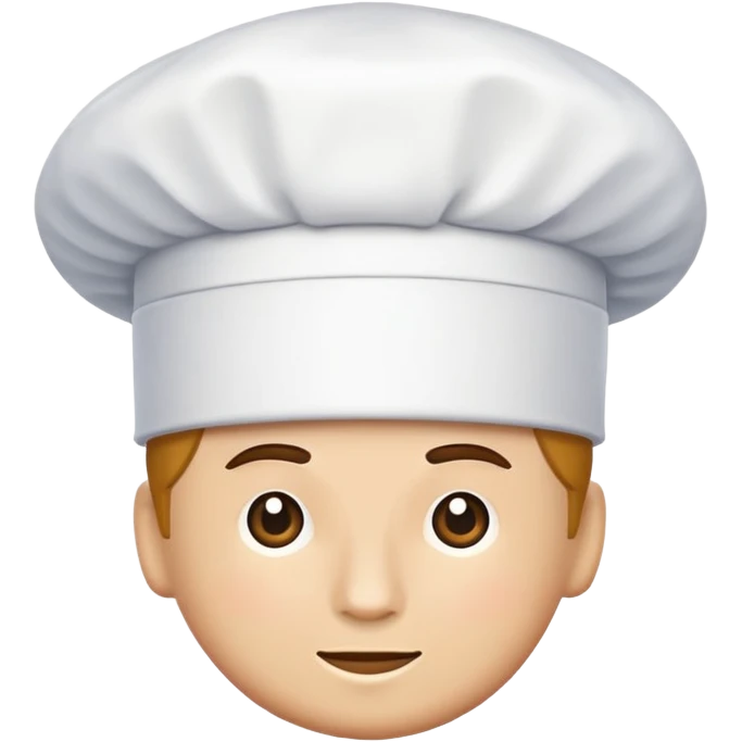 MasterChef hat emoji only not the person  emoji