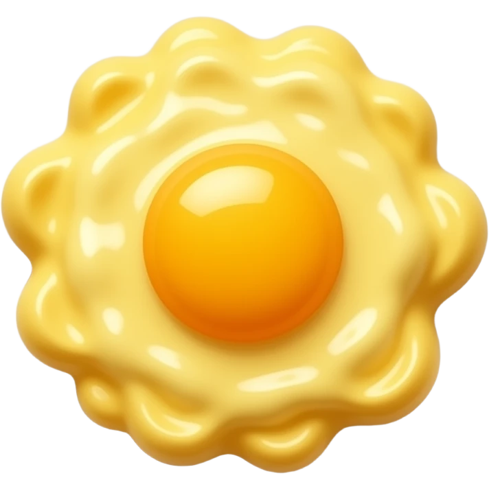 scrambled eggs on plate emoji