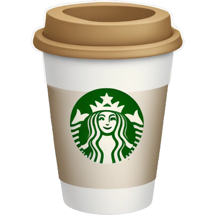 starbucks cup emoji