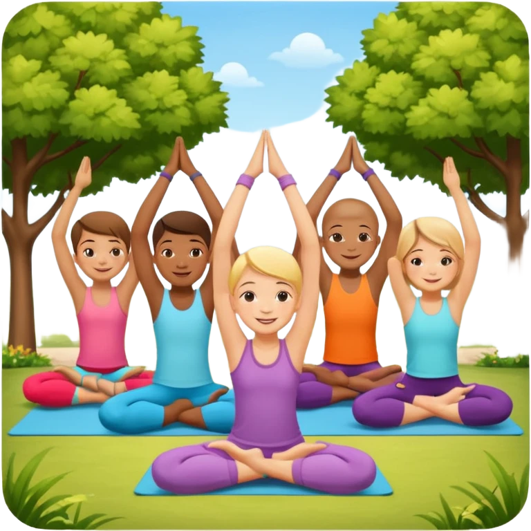 Yoga for children emoji