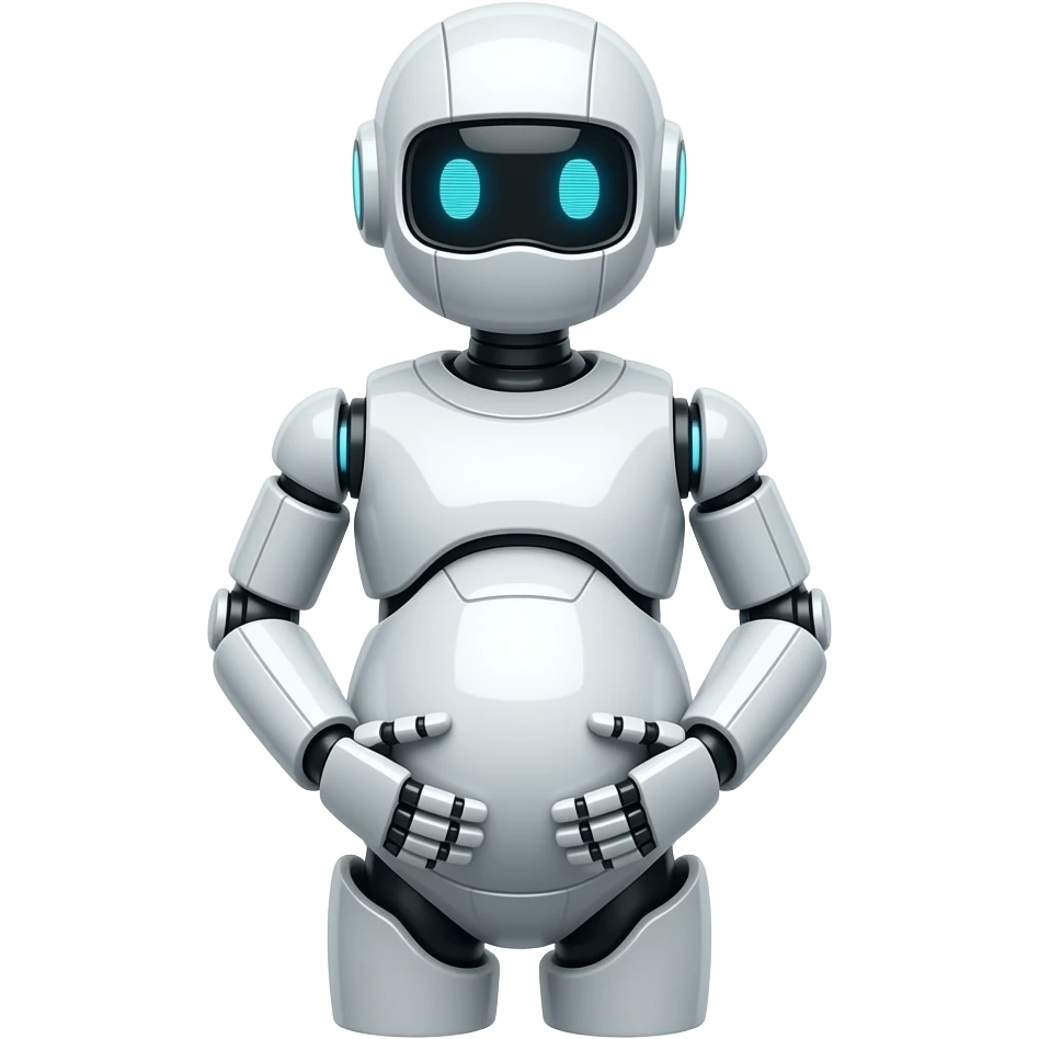 robô pregnant emoji