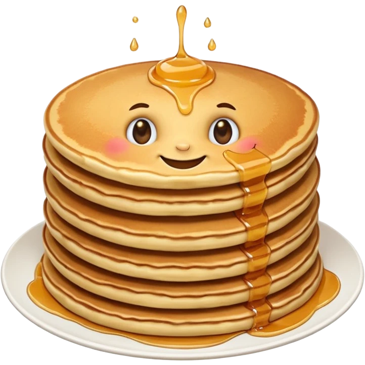Funny pancake  emoji