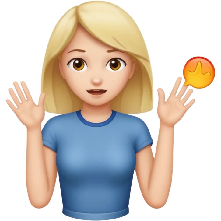 Girl slapping butt emoji