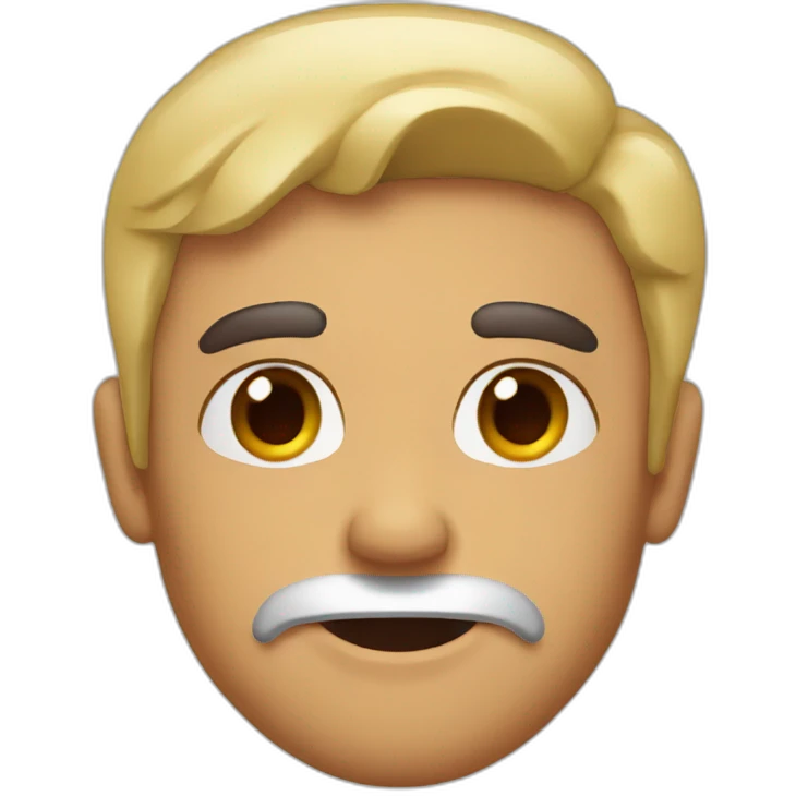 wiggling eyebrows emoji