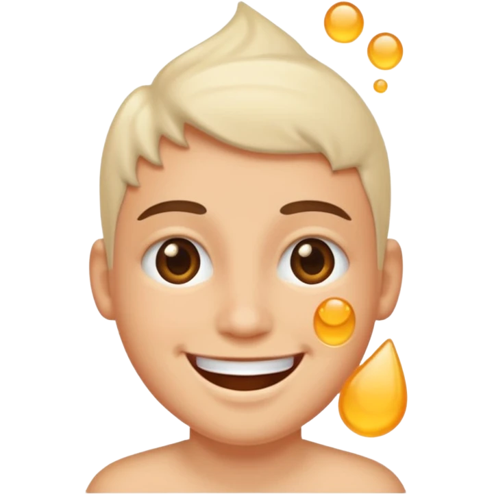 Cum on horny face emoji