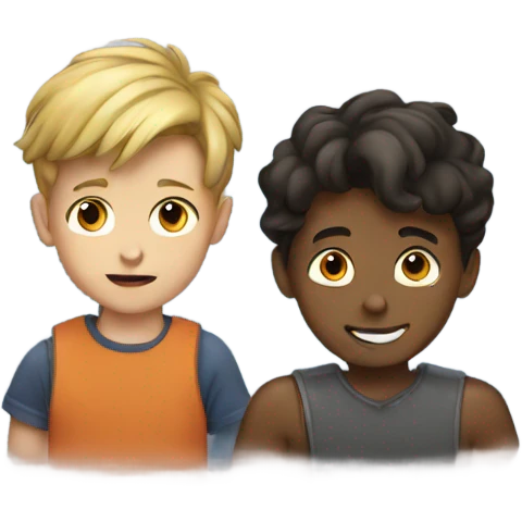 Two boys emoji