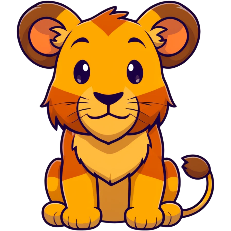 Simba from The Lion King emoji