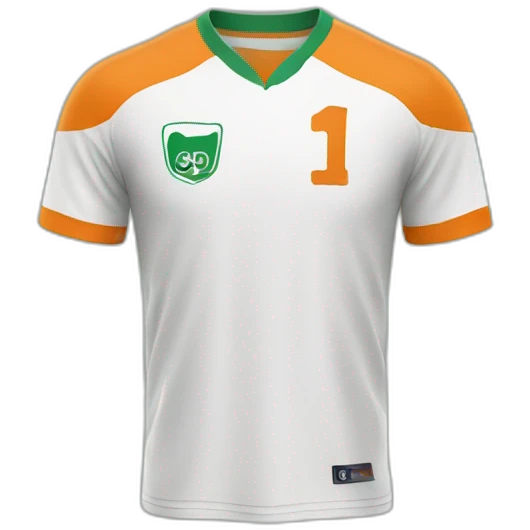 Ivorian football jersey emoji