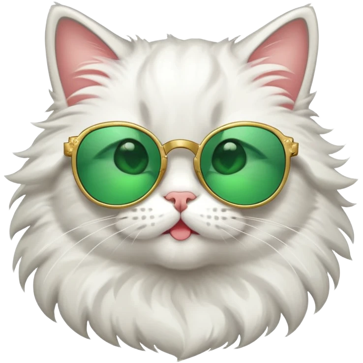 Winking cat with star-shaped sunglasses emoji