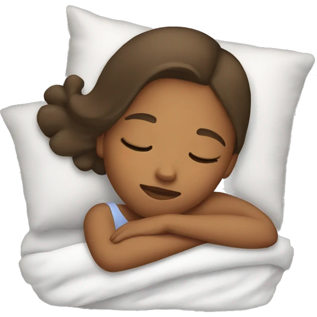 Girl sleeping emoji
