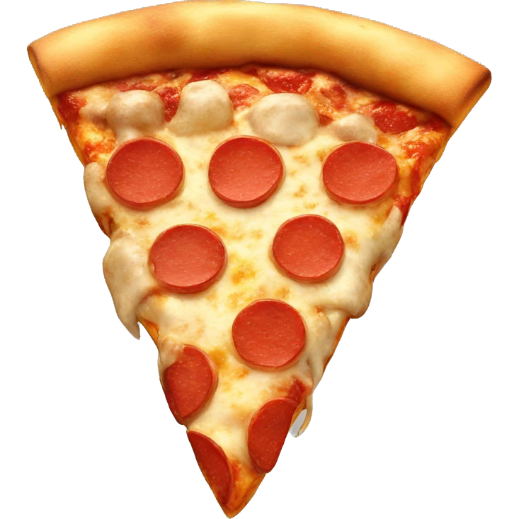 3D render pizza emoji