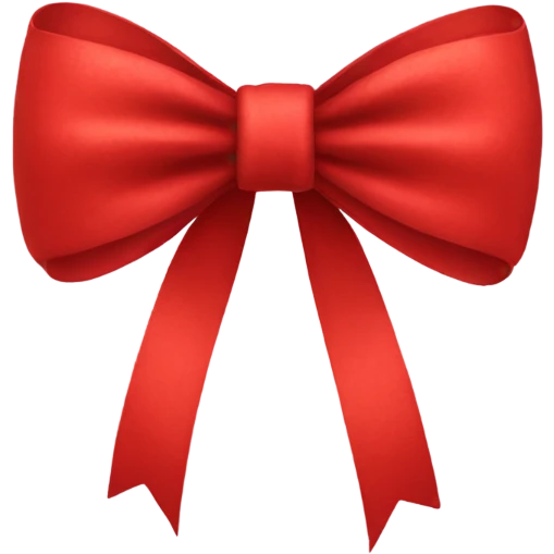 red bow emoji