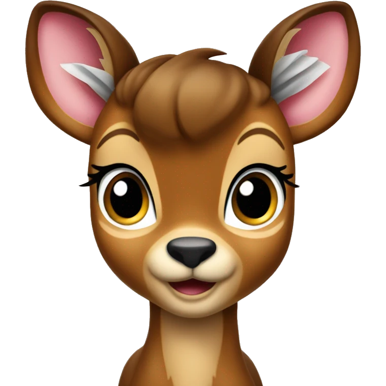 Bambi mit einer Schleife emoji
