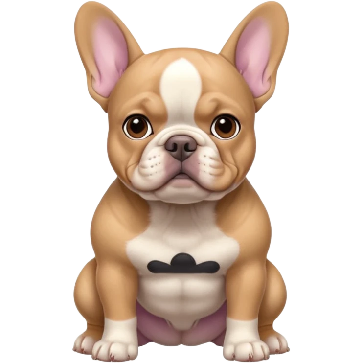 lilac tan frenchie emoji