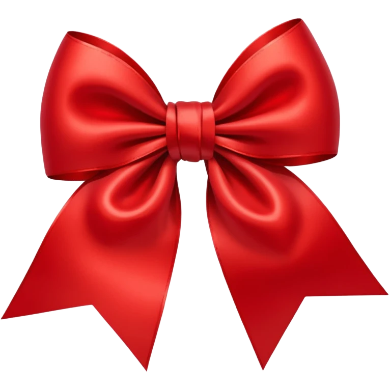 Red gift bow emoji