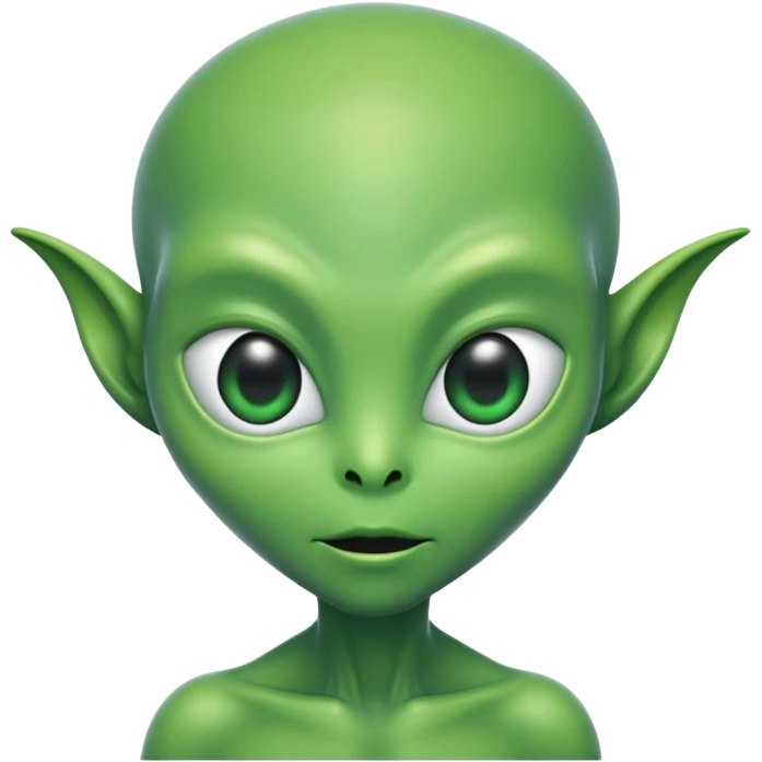 alien green emoji