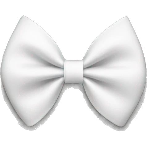 White bow emoji