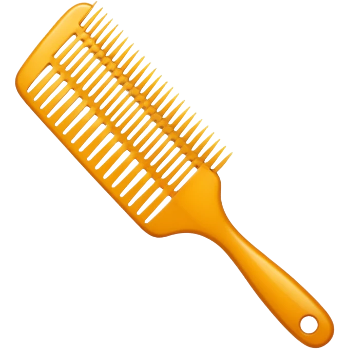 hairdressing comb emoji