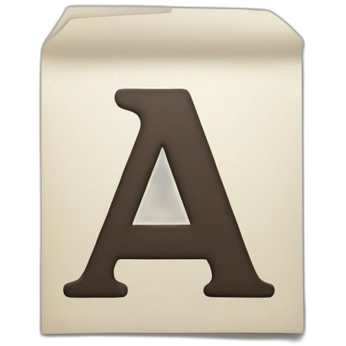 letter A  emoji