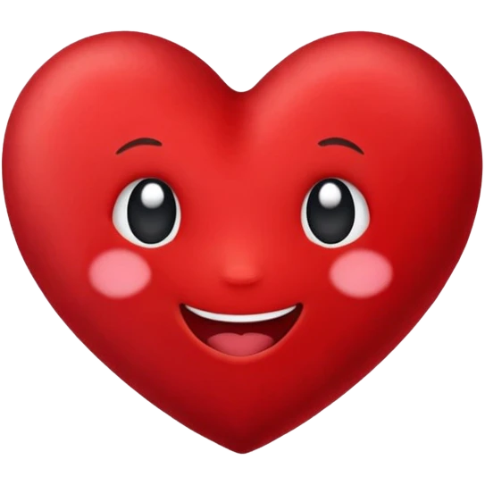 Velvet heart happy emoji