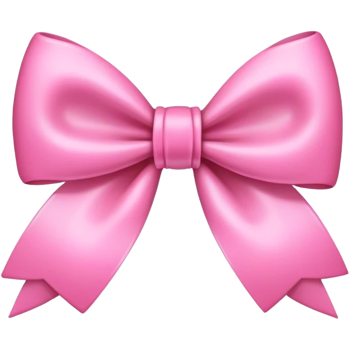 cute pink bow emoji