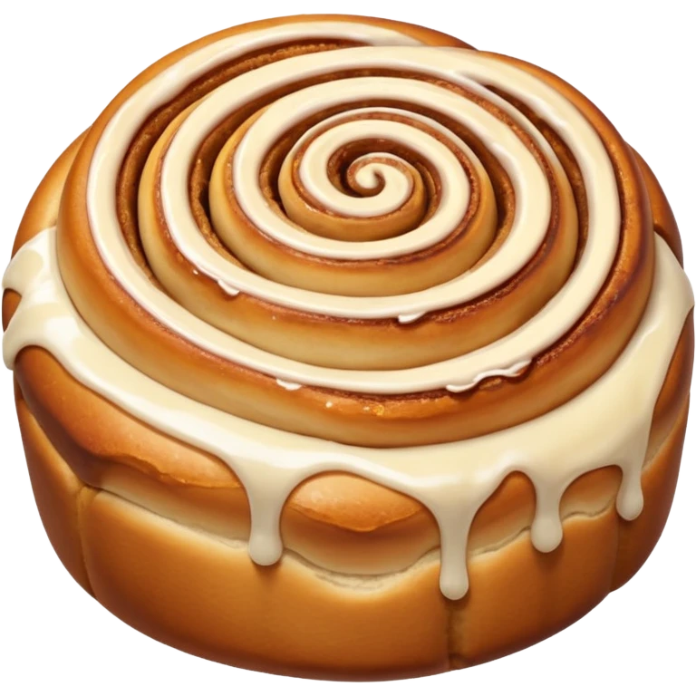 Juicy cinnamon role emoji