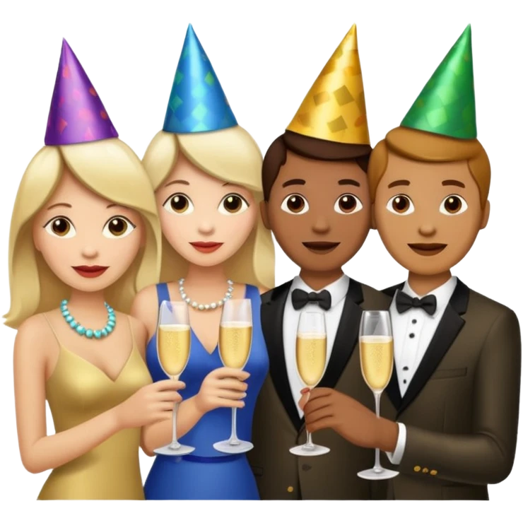 Red group peoples party emoji