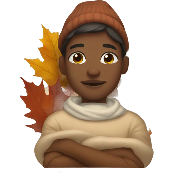 Cozy autumn day  emoji